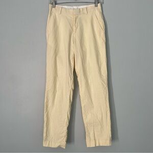 Tommy Hilfiger Boys 14 Yellow Cream Formal Dress Pants